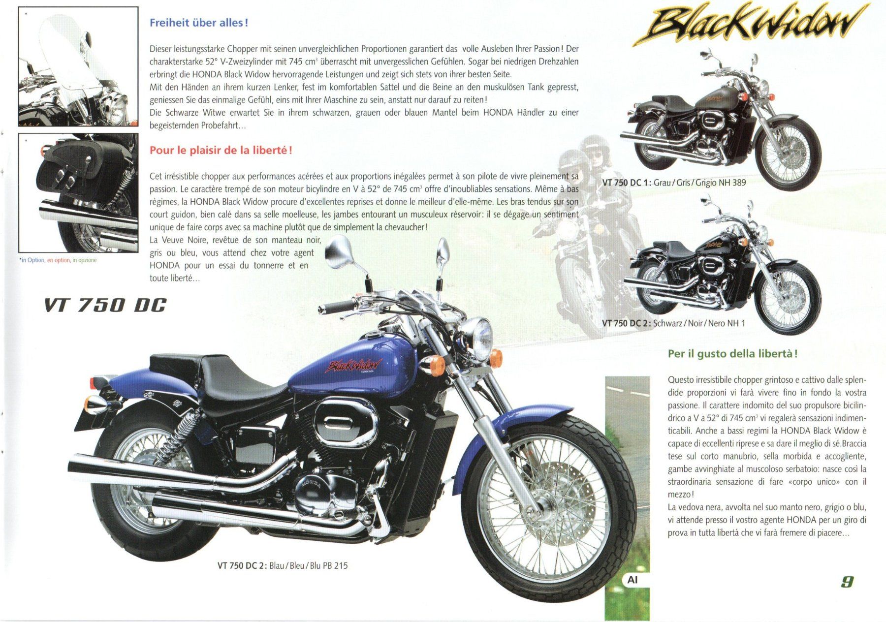 Honda Chopper: Honda Chopper Modellprogramm 2002 - CH-Originalprospekt – Neu (gemäss Beschreibung) aus Malans GR von Chueche427 5