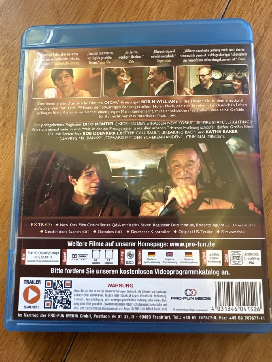 Tutti i DVDs: Boulevard, ein neuer Weg Bluray, Robin Williams – Usato da Benken ZH venduto da Audi-erich 1