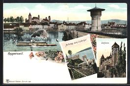 Rapperswil /SG, Teilansicht, Aufstieg zu