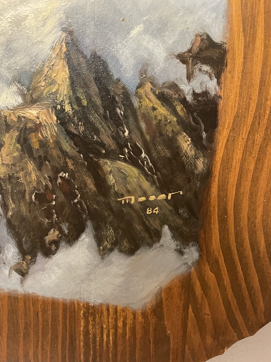 Dipinti: Gemälde von M. Moser – Usato da Schmitten (Albula) venduto da an.am 1
