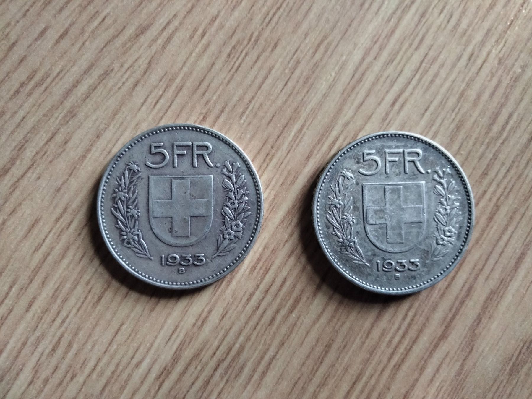 Tutti le monete: 5 Franken Silber 1933 – Usato da Seengen venduto da Charlie67