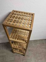 Wooden Shelf, 4-Tier Grid Design, Like New Condition