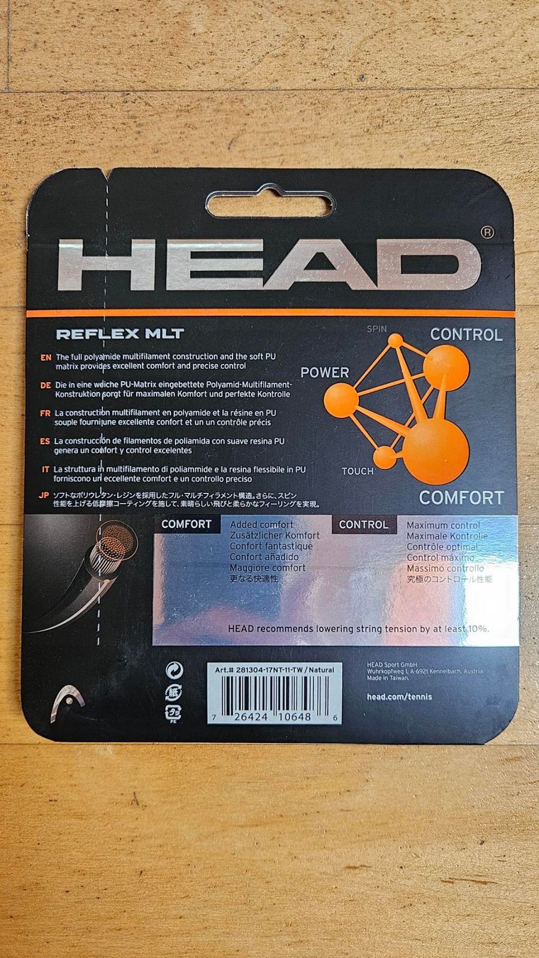 Head Schläger: Head Reflex MLT Tennissaite 3-er-Set, NEU & Orginalverpackt – Neu und originalverpackt aus Dagmersellen von ZIPZAP8 3
