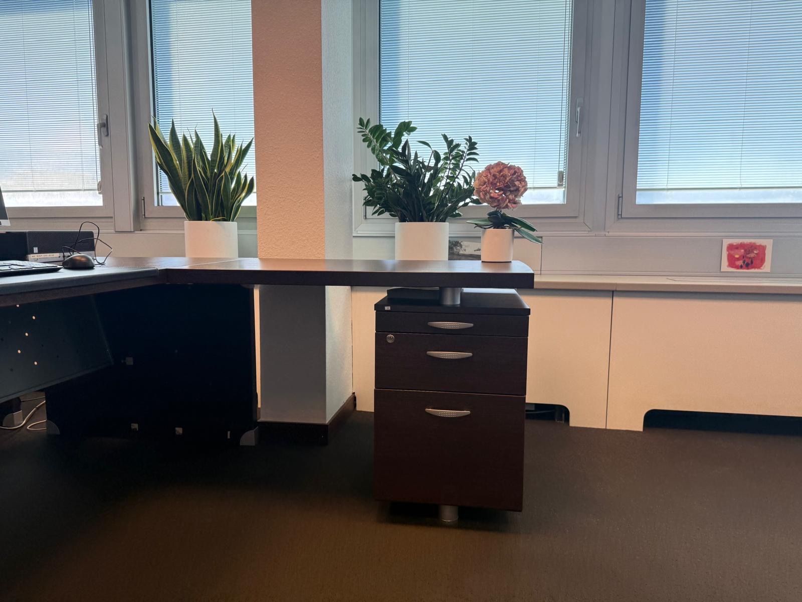 Schreibtische: Bureau d'angle Direction avec caissons tiroirs – Gebraucht aus Genève von rod_y92f 1