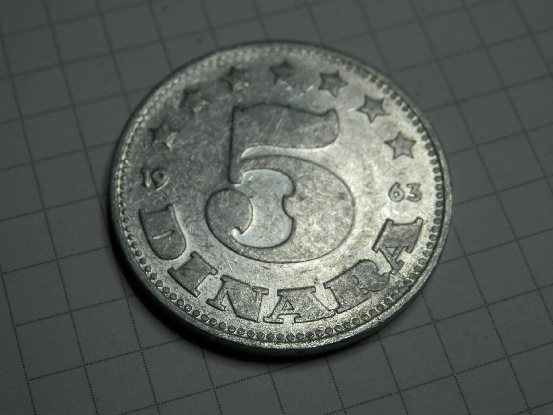 Tutti le monete: Jugoslawien 5 Dinar, 1963 – Usato da Weiach venduto da weiach81
