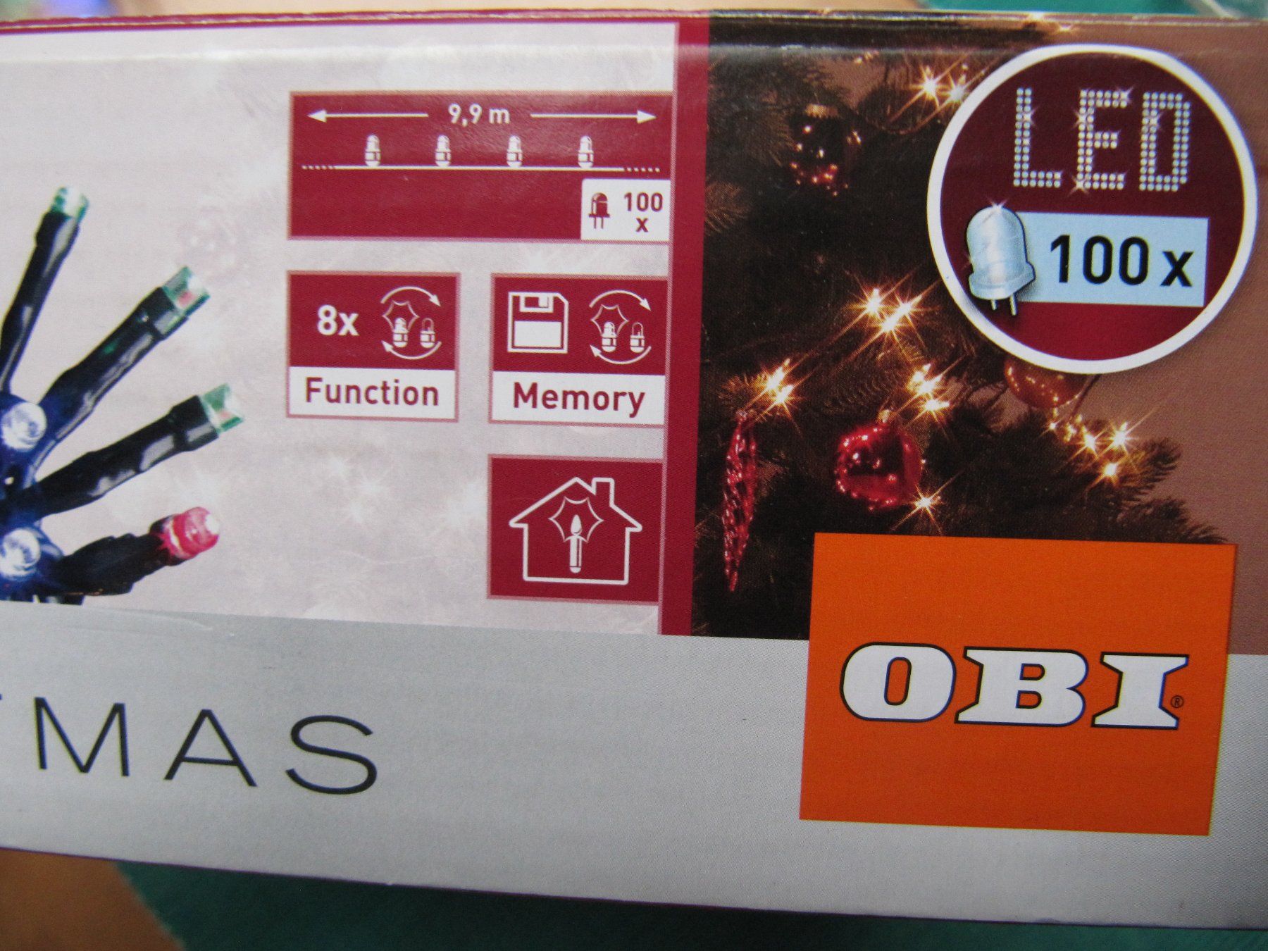 Ghirlande e barre luminose: Lichterkette Light string LED OBI Christmas Weihnachtslicht – Nuovo (secondo la descrizione) da Würenlos venduto da Carabella0 3
