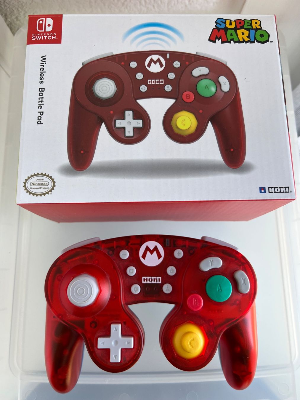 Manettes: Super Mario Switch Hori Gamecube Controller – D'occasion à Uttigen par sonorsonic