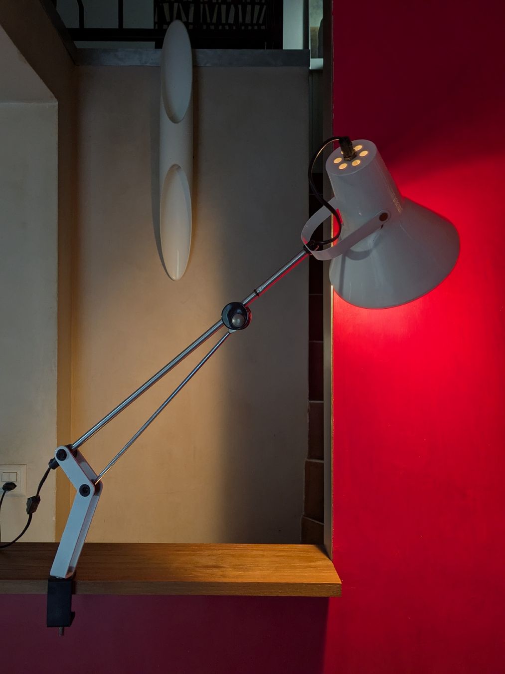Ikea Lampade: Lampe d'architecte IKEA blanche - vintage Model A401 – Usato da Echallens venduto da VintageMann