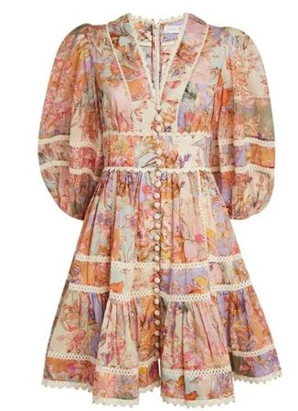 Zimmermann Cira Lantern Kleid Gr. 2 Top
