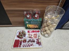Weihnachtsdeko Set, Kugeln, Lichterkette, etc. 🎄✨🎁