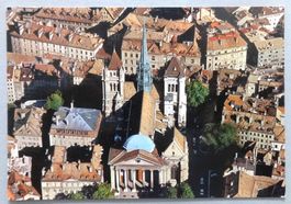 Genève - Cathédrale St. Pierre, vue aérienne