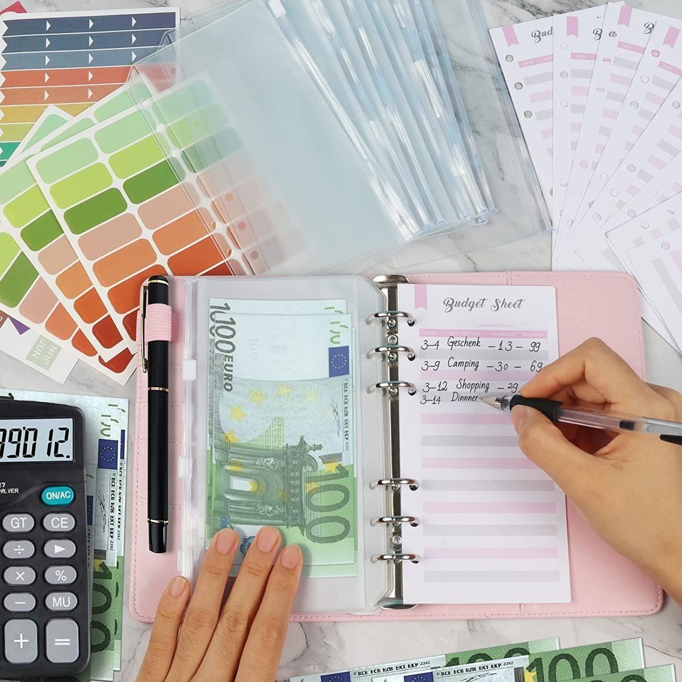 Blocchi: Ringbuch,A6 Binder Budget Notizbuch – Nuovo (secondo la descrizione) da Thun venduto da Top32 3