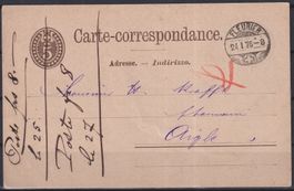 B23) Postkarte Stempel 24.I.76, Fleurier, sehe Scan