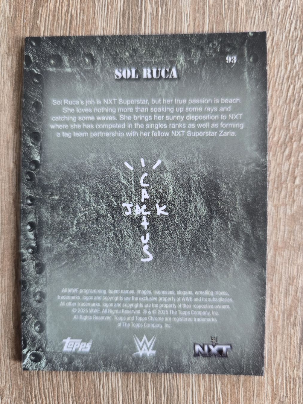 Topps Carte collezionabili: Topps Cactus Jack Sol Ruca – Nuovo (secondo la descrizione) da St. Gallen venduto da SaintCity 1