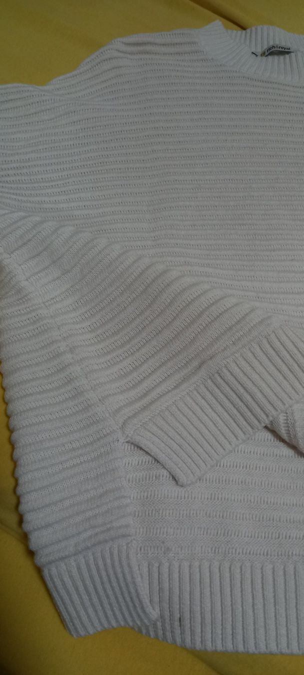 Rich & Royal Pullover & Sweatshirts: Rich und Royal Strickpullover( Medium) in Weiss – Neu (gemäss Beschreibung) aus regensdorf von nacobra 6