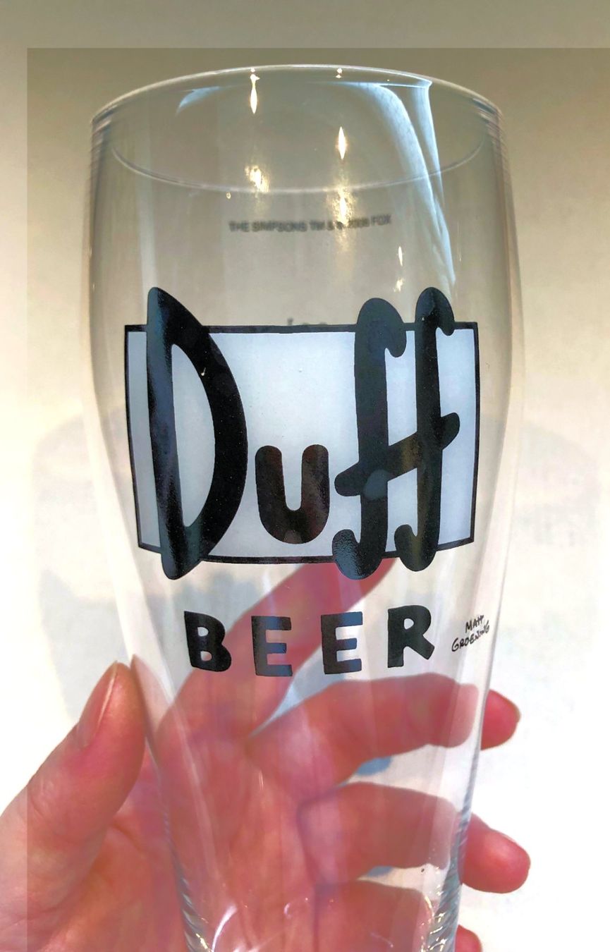 Bicchieri: Bierglas "Duff Beer" aus der Serie "Die Simpsons" – Usato da Rüti ZH venduto da Jasna89 2