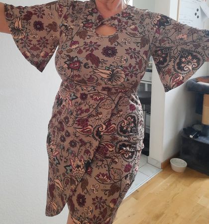 Kleid Gr. 36/38 Paisleymuster Frühling Sommer Kleidchen