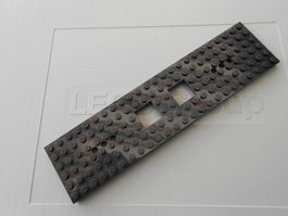 Zugplatte 6x24 Schwarz