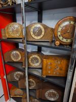 Vintage Tischuhr, Kaminuhr, Holz, diverse Modelle