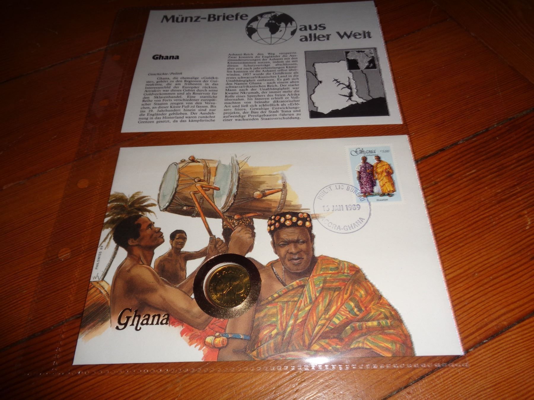 Tutti le monete: Münzbrief Ghana – Usato da Olten venduto da Disc-Verkauf