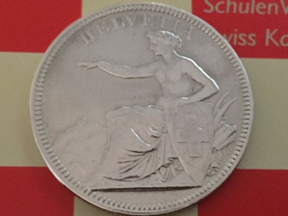Tutti le monete: 5 Franken 1874B. ss+ mit Randfehler! – Usato da Elsau venduto da herbybay 2