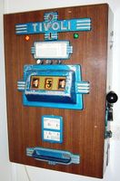TIVOLI bandit manchot des années 1960, en très bon état