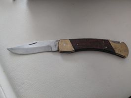 Inox Klappmesser aus Pakistan, Vintage, Holzgriff Messer 🔪