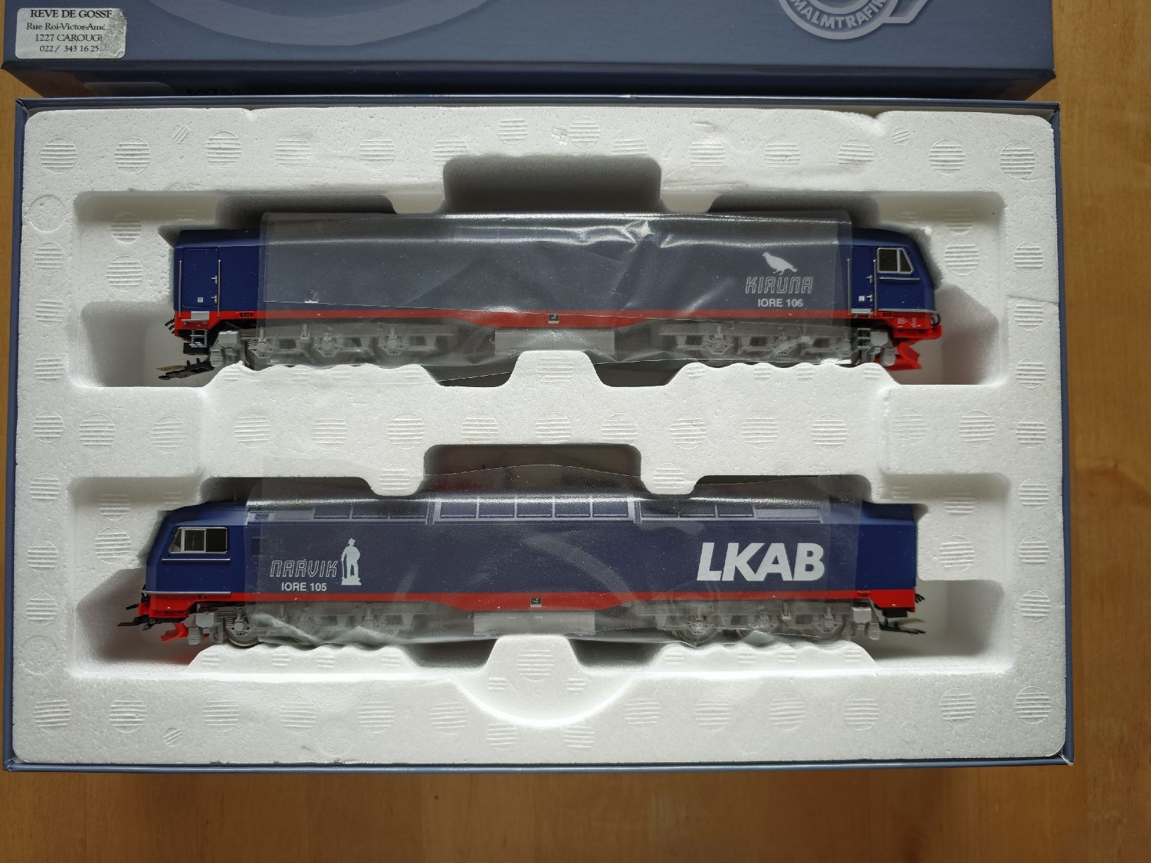 Roco Trains électriques: Roco HO WS LKAB – Neuf avec emballage d'origine à Le Lignon par kok240