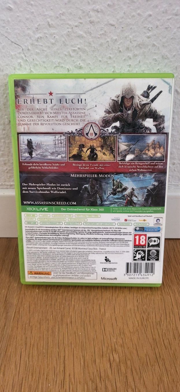Microsoft Giochi: Xbox 360 - Assassins Creed 3 – Usato da Münsingen venduto da DigitaleSpielecke 1
