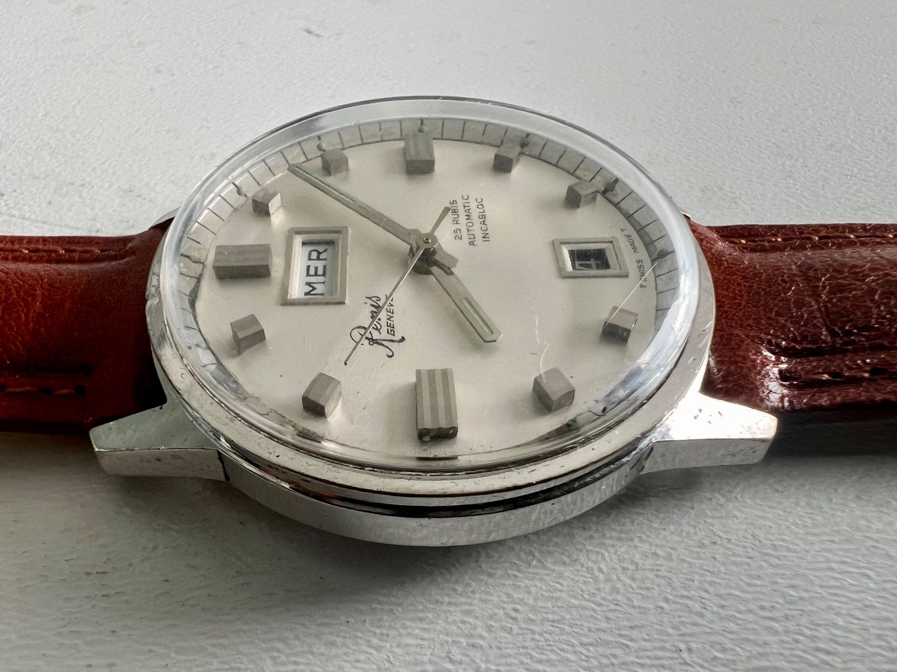 Uhren: RENIS vintage automatic big day / date wristwatch – Gebraucht aus Le Mont-sur-Lausanne von LycaGallery 5
