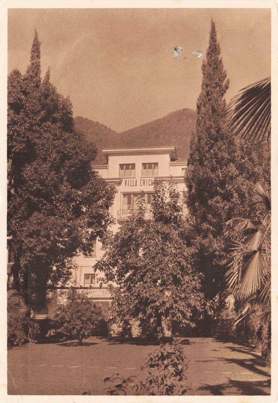 Cartoline postali: Locarno villa erica G – Usato da Biasca venduto da Blenio71