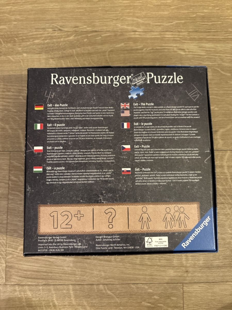 Ravensburger Puzzle: Ravensburger Exit Puzzle – Nuovo (secondo la descrizione) da Wil SG venduto da Deborah1997 1