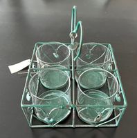 Blumenübertöpfe Dekogestell Glas / Metall