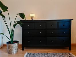 Schwarze Kommode - IKEA Hemnes 96x50x160 im top Zustand