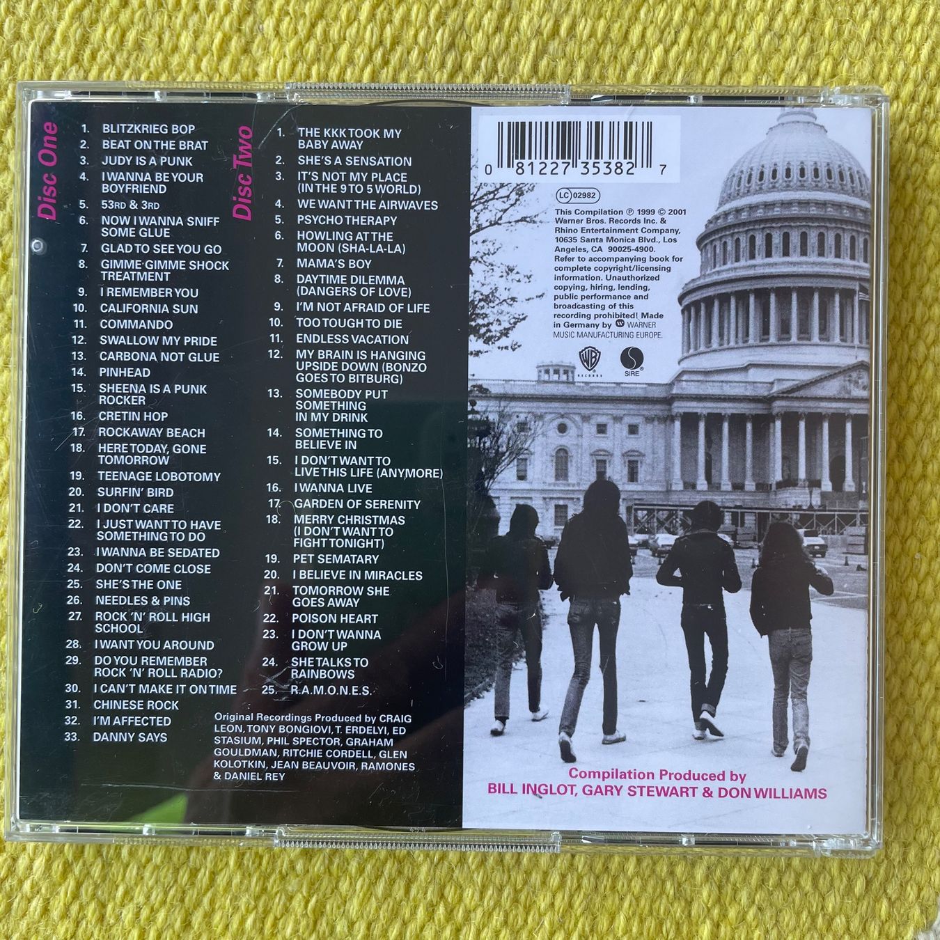 CD: RAMONES-2CD ANTHOLOGY/BEST OF – Usato da Rorschacherberg venduto da CD-Roli 1
