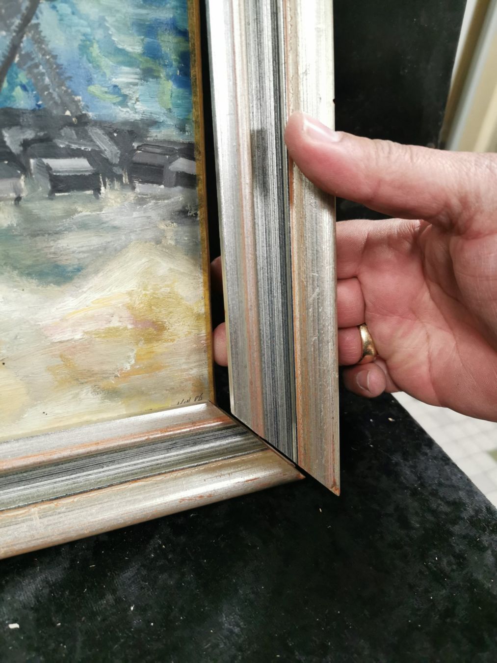 Gemälde: HUILE SUR TOILE SIGNÉE ET DATÉE 86 – Gebraucht aus Genève von Qanil77 3