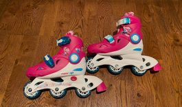 Patins à roulettes / Roller roses, Moov'ngo, taille XS 27-30