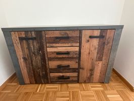 Sideboard Mömax “Old Wood Vintage” Betonoptik