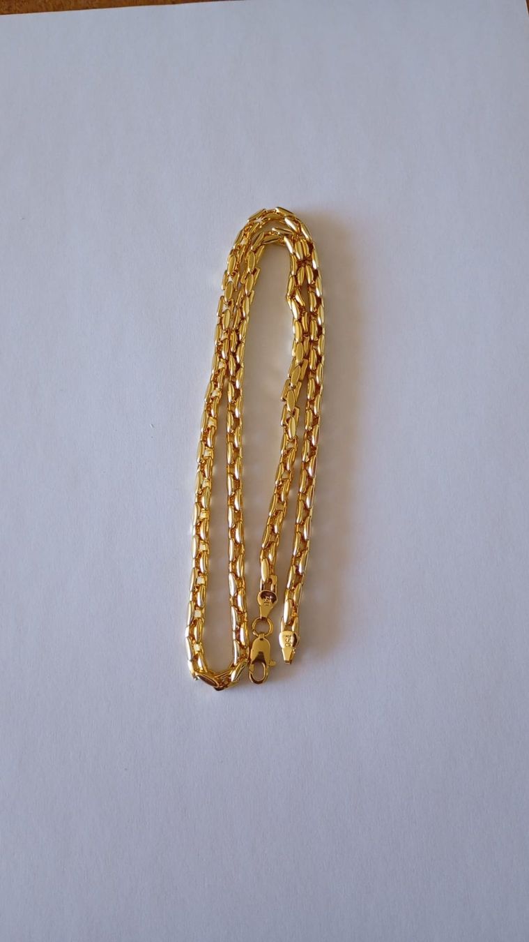 Catenine: Vergoldete Halskette mit 18 Karat – Nuovo e nell'imballaggio originale da St.Gallen venduto da Viki3 1