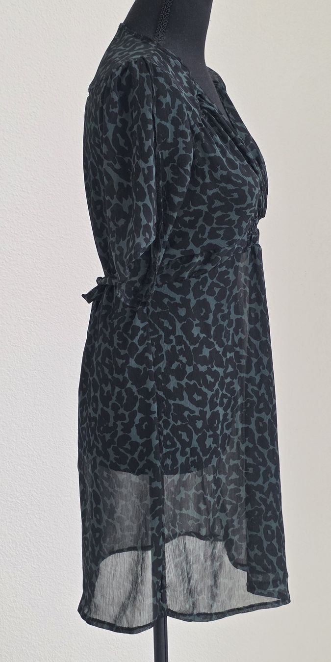 Vestiti: Kleid mit Leopardenmuster Gr 36 Transparent  – Usato da Rheinsulz venduto da Gilea 2