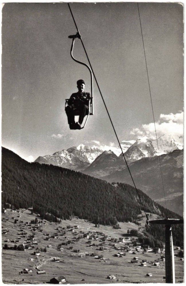 Cartoline postali: Verbier - Sessellift Savolayres – Usato da Binningen venduto da Mountainrider