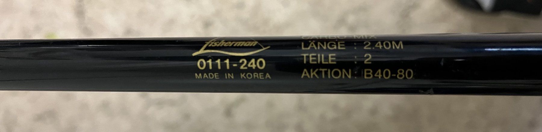 Canne da pesca: Angelrute 2-teilig Fisherman – Usato da Zürich venduto da baracuda8048 2