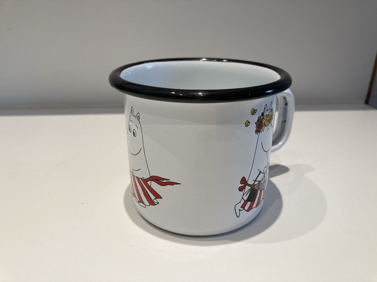 Tassen: Moomin mug, enamel – Gebraucht aus Winterthur von niemim 1