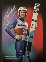 Autogrammkarte Simon Ammann Team Helvetia signiert