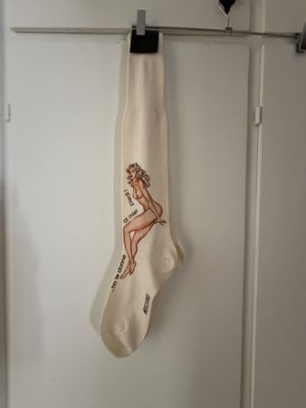 Calze Moschino Taglia II Lana Acrilico Made in Italy