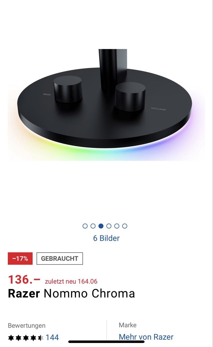 Razer Haut-parleurs: Razer Nommo Chroma PC – Neuf (Voir description) à Wädenswil par eli_dcd6 3