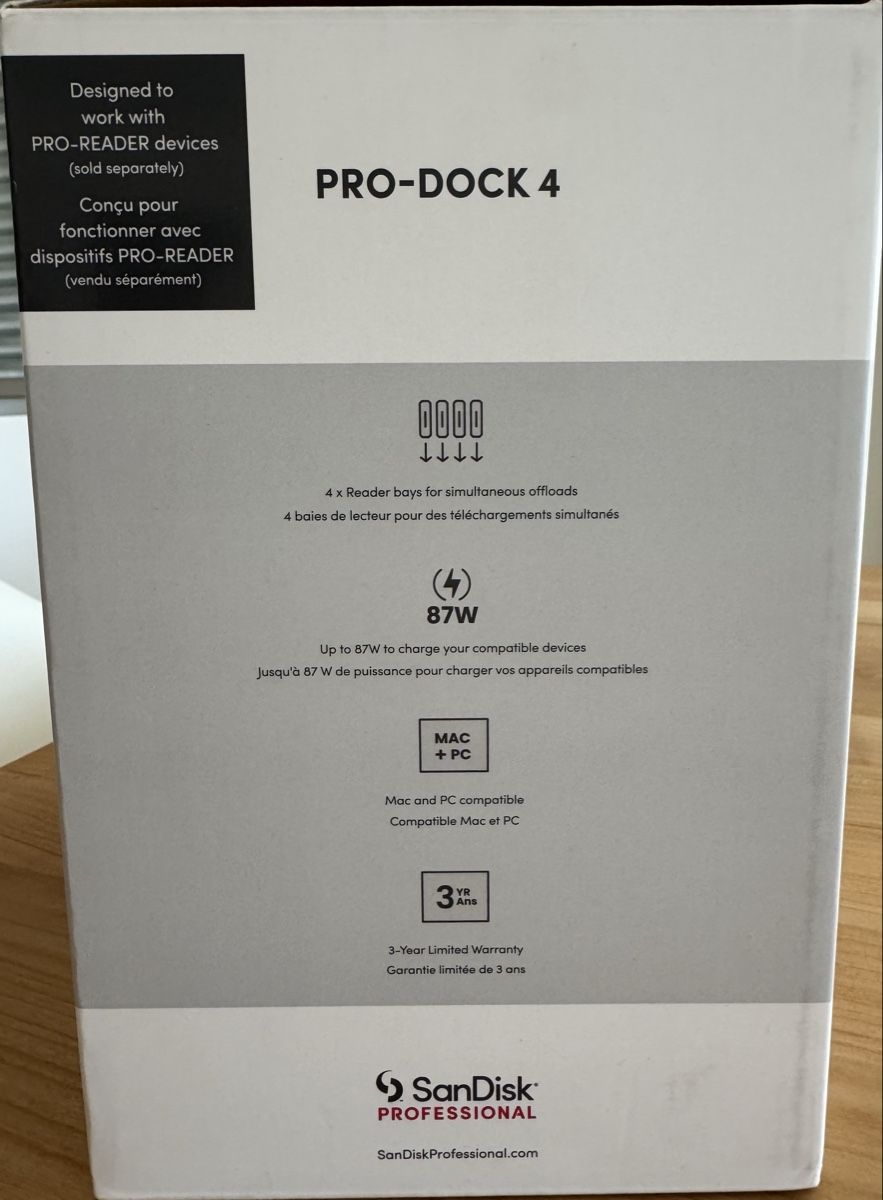 Docking station: SanDisk PRO-DOCK 4 Thunderbolt 3 Docking Station – Nuovo e nell'imballaggio originale da Winkel venduto da Spaedi0 2