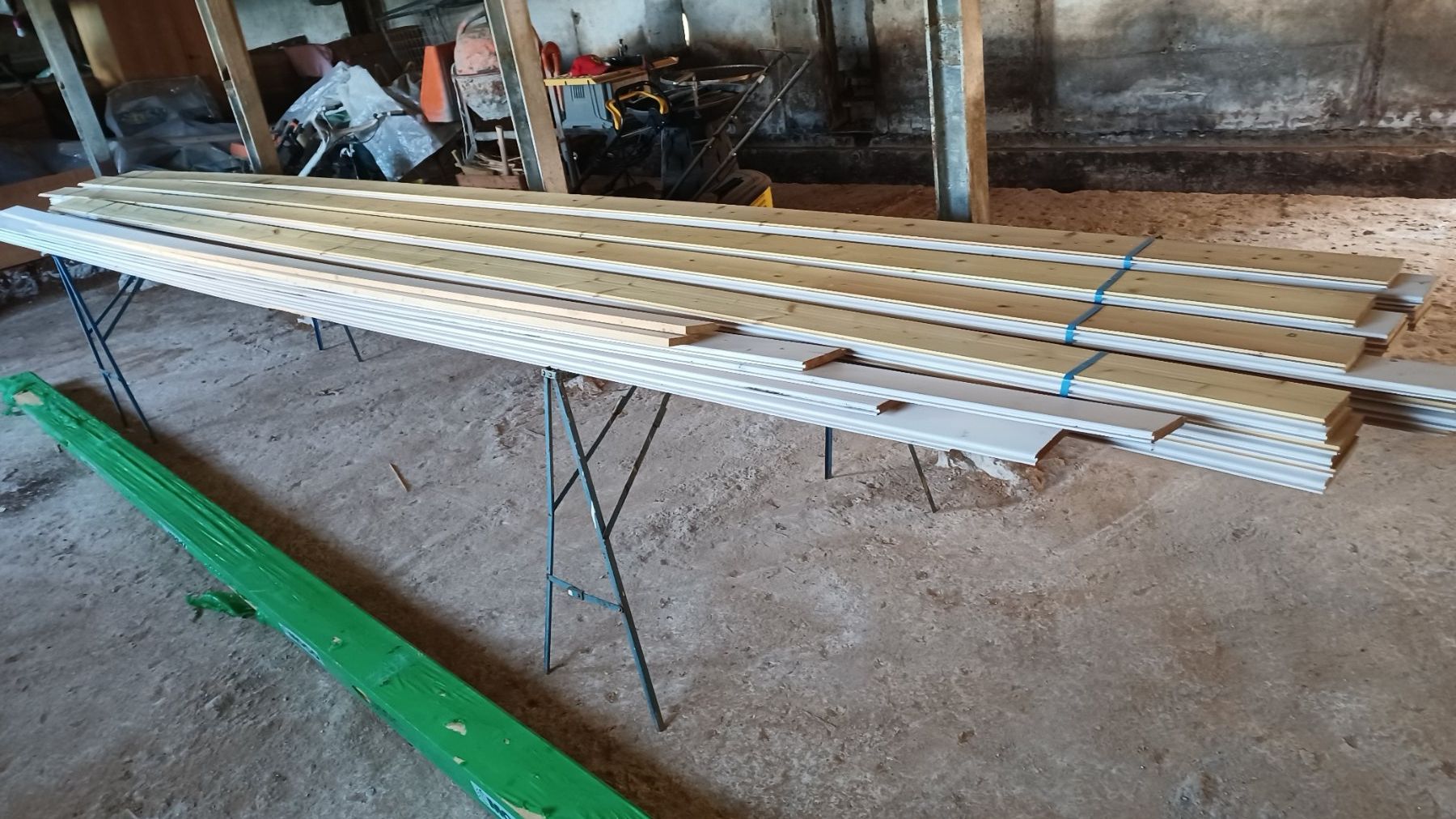 Articoli in legno: Holztäfer  deckend weiss, Rückseite mit Feuchteschutz – Nuovo e nell'imballaggio originale da Immensee venduto da bubi19 2
