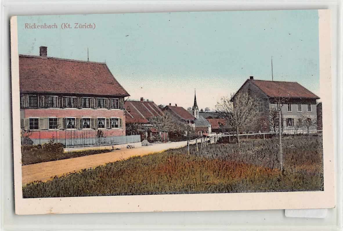 Cartoline postali: historische Ansichtskarte RICKENBACH ZH – Usato da Winterthur venduto da SchatzchischtliWinti