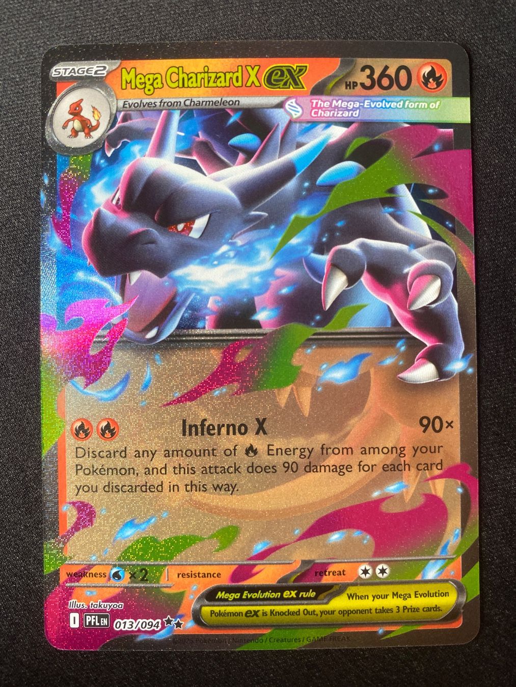 Pokémon Carte collezionabili: Mega Charizard X ex 13 - Glurak X - Phantasmal Flames - EN – Nuovo (secondo la descrizione) da Hausen AG venduto da Shrade